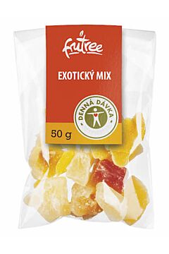 Exotic Mix - mango, papája, melón a ananás čerstvo vyrobené a balené priamo z baliarne Frutree