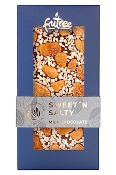 SWEET´N SALTY | Mliečna čokoláda 125 g | FruTree