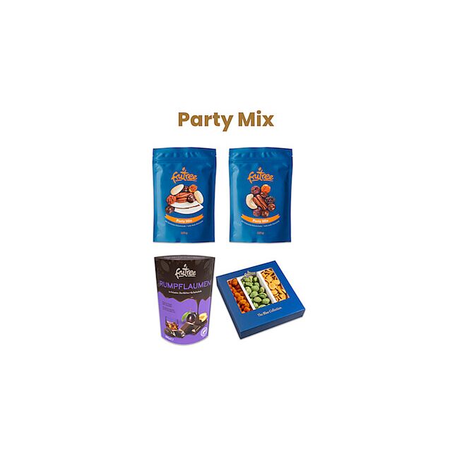 Party Mix vo farebných darčekových krabičkách 550 g